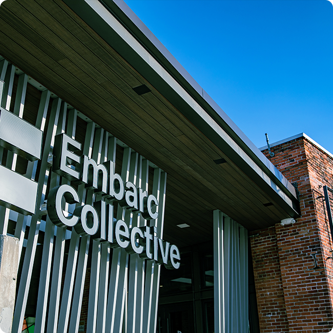 embarc collective building exterior, a place for innovation in the tampa medical and research district