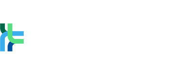 tampa medical & research district logo with colored icon and white text